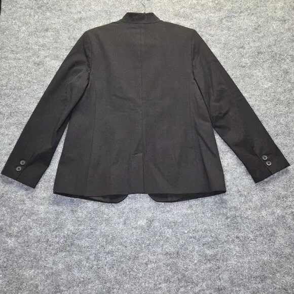 Old Navy Blazer Womens Large Black Single Button Lined Workwear Career Office - Picture 7 of 8